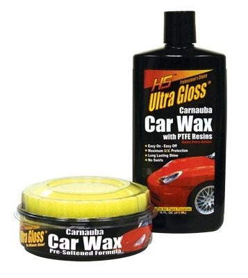 CERA P/CARRO CARNAUBA PASTA C/APLIC ULTRA GLOSS HS