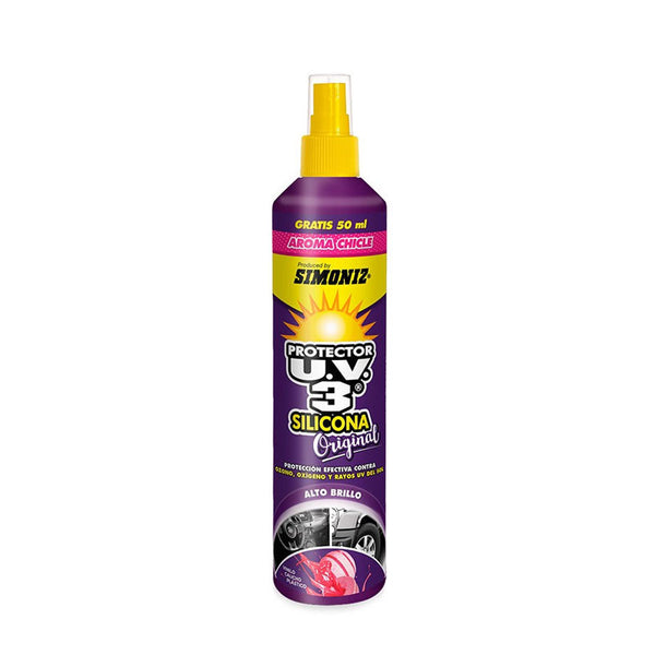 PROTECTOR UV3 SILICONA CHICLE SPRAY 300CC SIMONIZ