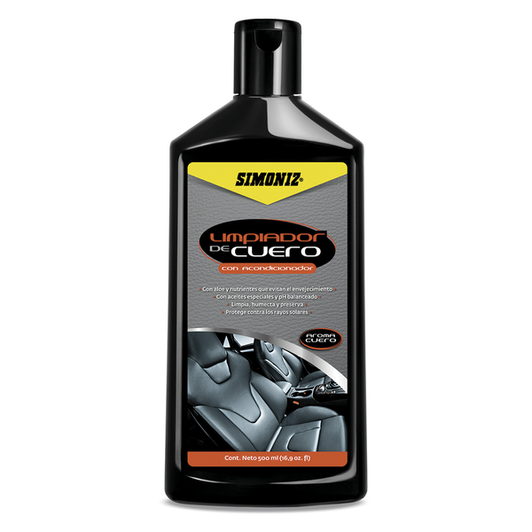 LIMPIADOR DE CUERO CON ACONDICIONADOR 500ML SIMONIZ