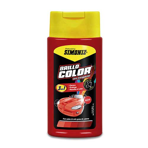 BRILLO COLOR CERA ENRIQUECIDA ROJO 300ML SIMONIZ