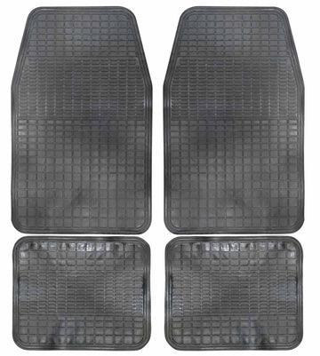 MOQUETA CAUCHO 4PCS NEGRO THM-3020/1